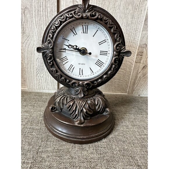 Unbranded Other - Cracker Barrel Western Design Shelf Home Quartz Battery Clock Rustic Farmhouse